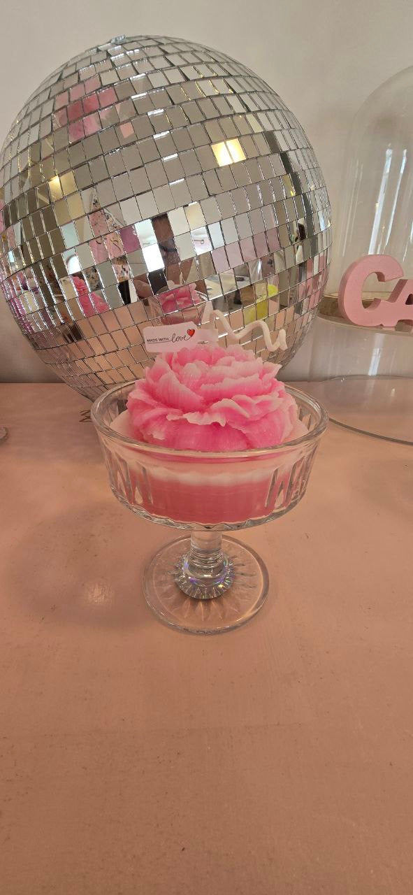 Bougie Pivoine Rose